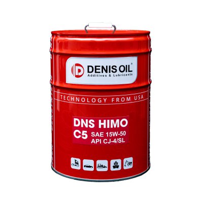 DNS HIMO C5 SAE 15W50, API CJ-4/SL Dầu động cơ Diesel turbo tăng áp tải trọng nặng và công suất lớn